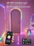 4th 33ft 100 Dimmable BrizLabs July Lights, LED Color Changing Patriotic Fairy Lights Work with Alexa/Google Home, WiFi