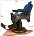 Mini Hairdressing Chair Model Miniature Vintage Barber Chair Retro Haircut Iron Craft Creative Crafts Rustic Barber