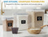 Set 3 (6L, 2.9L, 1.1L) Shazo Flour Sugar Storage Containers of Large Airtight Food Storage Containers with Lids