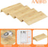 Mat,4 2 Set 12''to 24'',Hold 48 Kitchen,Cabinet,Drawers,Countertop AMBIRD Bamboo Spice Drawer Organizer with Non-slip