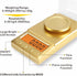 Milligram Scale 50g/0.001g, Portable Jewelry Scale with LCD Backlit, Tare, High Precision Mini Carat Gram Scale
