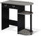 Furinno Go Green Home Laptop Computer Desk/Table with 2 Drawer Bins, French Oak Grey/Black