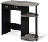 Furinno Go Green Home Laptop Computer Desk/Table with 2 Drawer Bins, French Oak Grey/Black