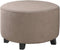 ADPON Ottoman Cover Stretch Ottoman Slipcover Round Ottoman Storage Cover Folding Stool