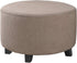 ADPON Ottoman Cover Stretch Ottoman Slipcover Round Ottoman Storage Cover Folding Stool