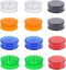 Omypuehen 12 Pack Herb Grinder, 2.3in Small Spice Grinder With Storage, Portable And