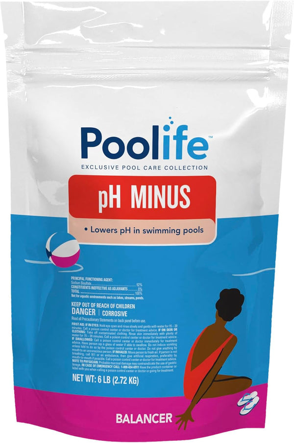 POOLIFE 62115 pH Minus (6 Pounds)