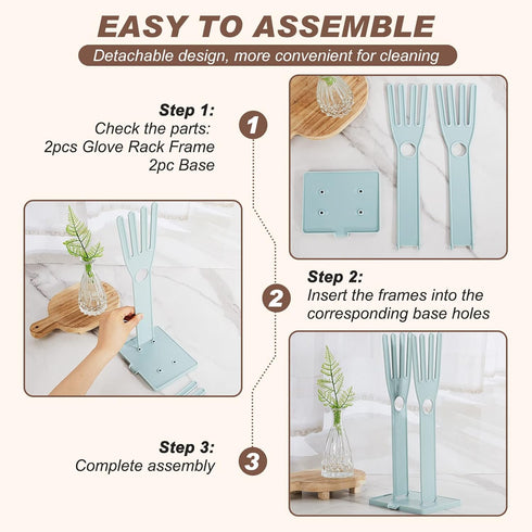 2 Pieces Kitchen Glove Holder, Drying Rack for Gloves, Towel Storage Holders for Sponge Food Bags