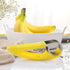 FireKylin Banana Slicer, 2 pcs ABS + Stainless Steel Cutter for Fruit and Vegetable Salad Tools