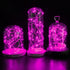 CYLAPEX 6 Pack Pink Fairy Lights, Battery Operated LED Starry String Lights, 3.3ft, 20 LEDs Silvery Copper Wire