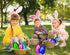 Chochkees (12-Pack) 6 Inch Hunt,6" (12-Pack) Fillable Easter Eggs Jumbo Metallic Colorful Plastic Jumbo Easter Eggs