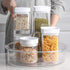 Greenco 12" Lazy Susan Turntable, Clear Plastic Storage Organizer with Dividers for Kitchen, Spice Rack, and Countertop