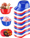 18PCS Mini Baseball Helmet Ice Cream Snack Bowl, 8 oz Plastic Cups for Birthday Party Supplies