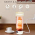 Tengfy 600ML 6 Settings, 304 Portable Electric Kettle, Mini Hot Water Boiler Heater, Travel Kettle with Temperature