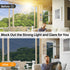 Coavas One Way Window Privacy Film, Reflective Mirror Tint with 3 Tools, Self-Adhesive Daytime Privacy Cover