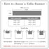 13 95 Inch, HARORBAY White Table Runner x Farmhouse Silver Dresser Scarf for Dining Room Kitchen Party Winter Holiday
