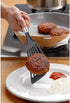 Tenta Kitchen Fish Spatula, Iron Slotted Kitchen Utensil, Wide Thin Egg Flipper for Cooking
