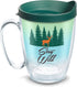 Tervis Stay Wild Double Walled Insulated Tumbler Travel Cup, Keeps Drinks Cold & Hot, 16oz Mug with Handle