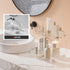 Counter Countertop 2 Bathroom Organizer Tier Storage Acrylic Corner Makeup Organizer for Perfume Stand, Vanity Holder