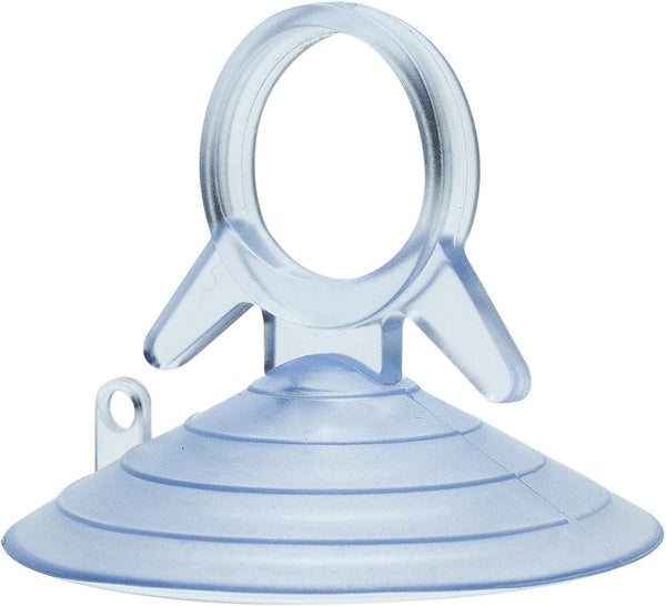 GiftWrap Etc. Clear Plastic Suction Cups with Loops, Set of 10, 4.5 cm (1.75 in) Wide
