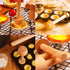 3 Pieces Wooden Tart Tamper Set, Double Side Pastry Dough Tamper for Making Egg Tart, Cheesecakes, Dessert Kitchen Tools
