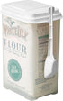 Buddeez 3.75 Quart Flour and Sugar Container - Large Kitchen Storage Unit with Scoop for Pantry Organization