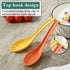 Kyraton 24 Pieces Soup Spoons, Reusable Plastic Table Spoon, Sturdy Asian Dinner Spoon, BPA Free