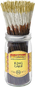 Wild Berry Incense Sticks, King Cake, 100 Count, Hand Dipped in The USA