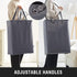 Slim Laundry Hamper with Adjustable Long Handles, 45L Small Laundry Baskets with Mesh Top, Narrow Dirty Clothes Hamper for Bedroom, Closet, and Bathroom - Grey by TECHMILLY