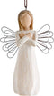 Willow Tree Sign for Love Ornament, Hand-Painted Sculpted Figure