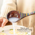 Gudamaye Pakkawood Rainbow Deep Soup Ladles, 10.6 inch Big Wooden Ladle for Cooking and Serving