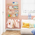 23.6 Inch Set 4, Fixwal Nursery Book Shelves, Floating Bookshelves for Wall of Baby Nursery & Playroom Decor, Solid