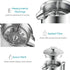 Belwares 34 oz French Press Coffee Maker, Double Insulated Stainless Steel with 2 Extra Screens and Coffee Spoon