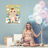 Fepito Baby Shower Party Games - Pin The Dummy On The Baby Game with 24pc Pacifier Stickers