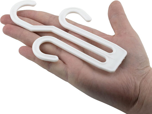 20 Pack IFAMIO White Plastic Shoe Drying Shelf Hangers, Lightweight, Durable, Sturdy, Quick Drying, Ideal for Home
