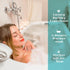 SlipX Solutions Bottomless Bath Overflow Drain Cover for Tub, Adds Inches of Water for a Warmer Deeper Bath, Gray (4
