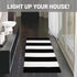 IOHOUZE Black White Striped Rug -24" x36“ Front Door Mats Outdoor,Washable Rug for Front Porch Decor,Spring Summer Welcome Mats Outdoor Indoor, Doormat for Farmhouse/Entryway/Home Entrance by IOHOUZE