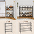4-Tier Closet Closet AceMining Expandable Shoe Rack, Adjustable Shoe Rack Shoe Organizer Shoe Shelf, Free Standing Shoe