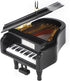 Broadway Gifts 3.5" Black Wood Grand Piano Ornament, Decoration for Piano Players