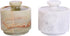 Pack 2 01) Marble Salt Cellar With Lid- Of Marble Salt And Pepper Bowls- Salt Holder With Lid To Put Salt, Paprika