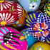STOKROTKAUS (Set 4) Easter Eggs Pysanky Hand Painted Polish Decoration Wooden Pisanki