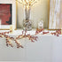 Vanthylit 6FT Red Berry Garland Lights, Battery Operated Christmas Garland with Timer for Holiday Decorations