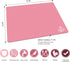 ZVP Plastic Cutting Boards, Flexible Chopping Mats, Gradient Pink Non-Slip, BPA Free, Dishwasher Safe