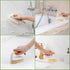 SUBEKYU Heavy Duty Scrub Brush with Handle for Household Use, Cleaning Bathroom Shower Toilet Bathtub Tile Floor, 2P