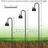 47 Inch Hummingbird 5 Highpro Shepherds Hooks for Outdoor Bird Feeder Pole Squirrel Proof Feeder Stand Heavy Duty