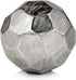 Modern Day Accents 3618 Silver Facetado Sphere, Decorative Balls, Home Office Room Decor, 4" D Centerpiece