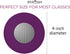 Drink Tops Ventilated Silicone Wine Glass Covers - Weighted Outdoor Glass Protectors, BPA Free - 4 Pack