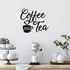 Ferraycle Coffee Sign Metal Hanging Wall Art, 12 x 10.2 Inch Black Wall Decor Cafe Bar Letter Sign for Cafe Farmhouse