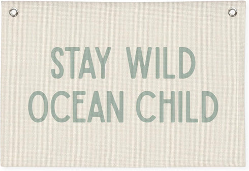 Wheatwin Nursery Wall Decor, Ocean Theme Classroom Decor, Ocean Nursery Decor, Stay Wild