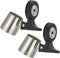 jojofuny 2Pcs Kettle Alarm Teapot Loud Whistle - Whistling Tea Kettle Lid Replacement, Stainless Steel Nozzle Flute